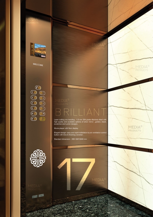 Elevator Cabin Panel – Brilliant Model - Media® Production