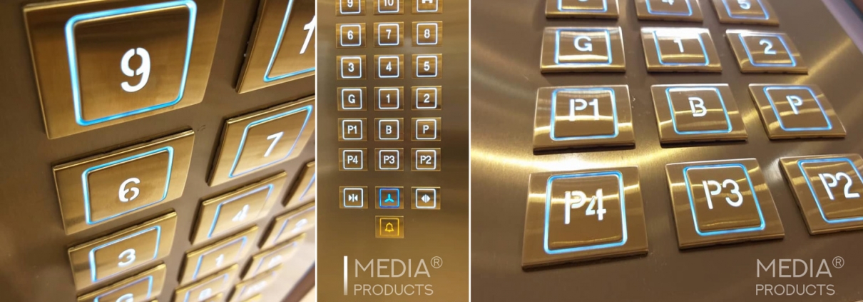Elevator Push Buttons M105 Media Producr کلید آسانسور