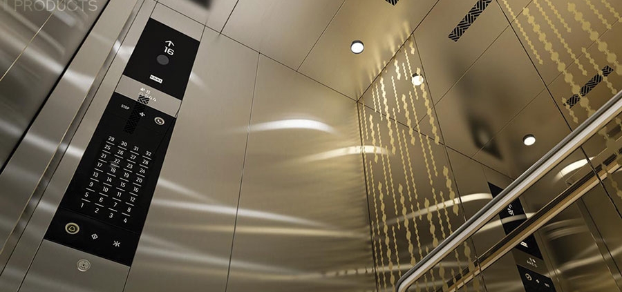 پنل آسانسور، کلید آسانسور، دکوراسیون آسانسور، دکوراسیون داخلی، معماری لابی آسانسور، ایده طراحی آسانسور