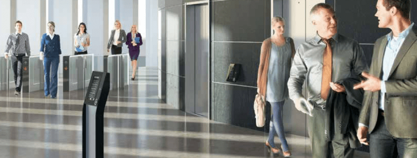 آسانسور های گروهی ، کنترل دسترسی در اسانسور های شلوغ