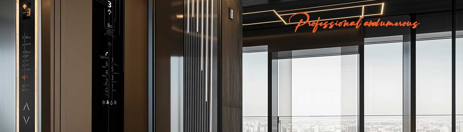 پنل کابین آسانسور پایا تاچ و شستی طبقه لومن Lumen