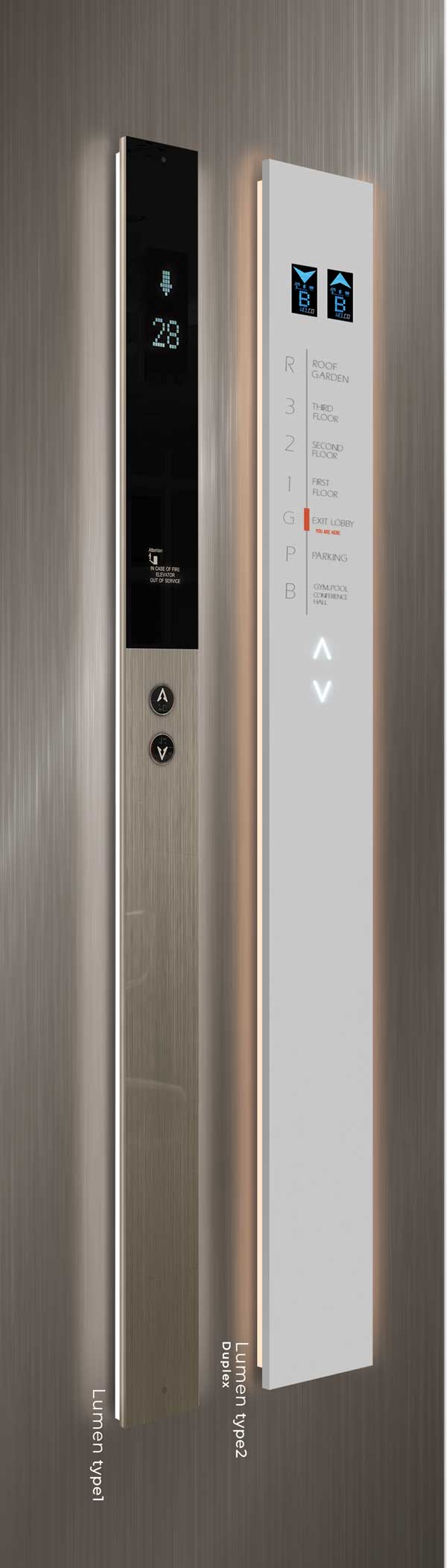 Lumen Elevator Buttons شستی آسانسور مدیا دکمههای پنل مدیا کنترل پنل آسانسور Midea کلید طبقات آسانسور شستی احضار کابین